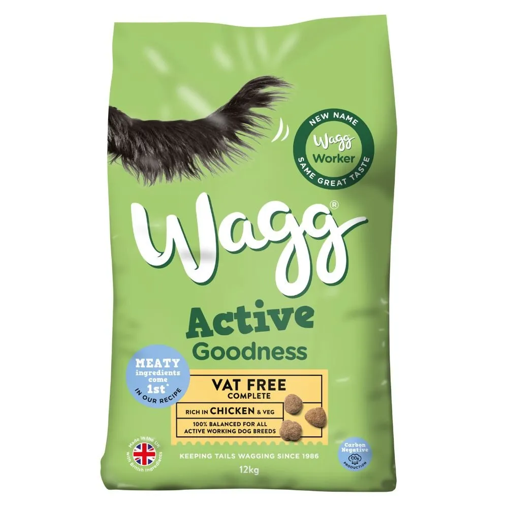 Wagg Active Goodness with Chicken & Veg Adult Dog Food 12kg