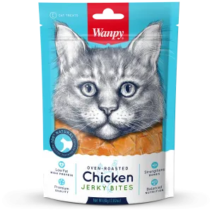 Wanpy Cat Oven-Roasted Chicken Jerky Bites 80g