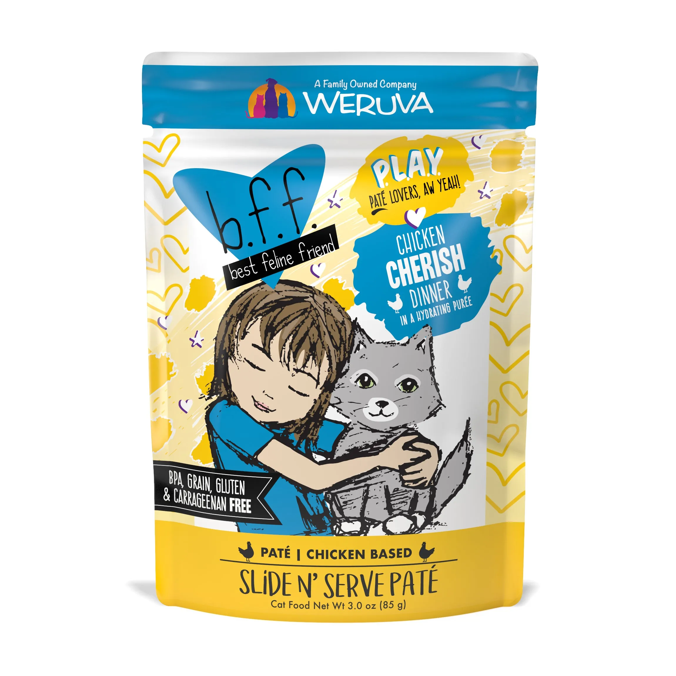 Weruva B.F.F. PLAY Chicken Cherish 3.0oz