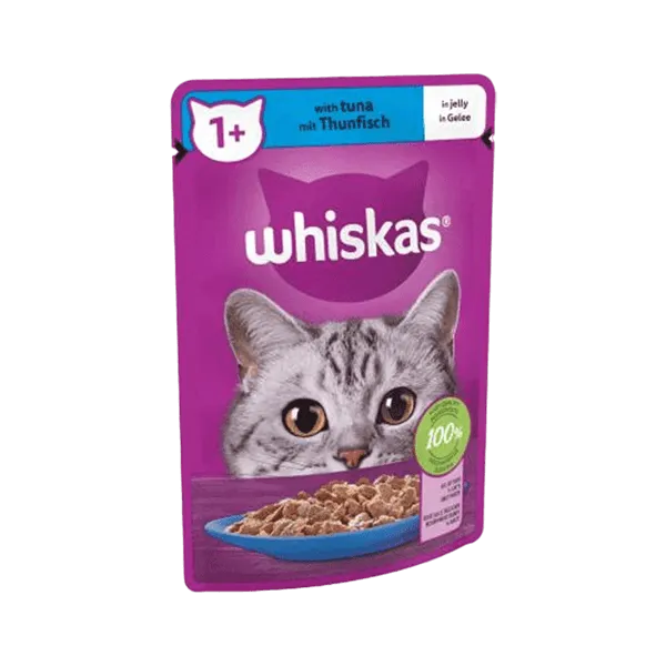 Whiskas Cat Food Tuna Flavour Jelly 85g