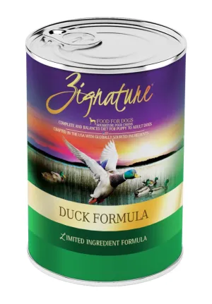 Zignature Grain Free Duck Can 13oz