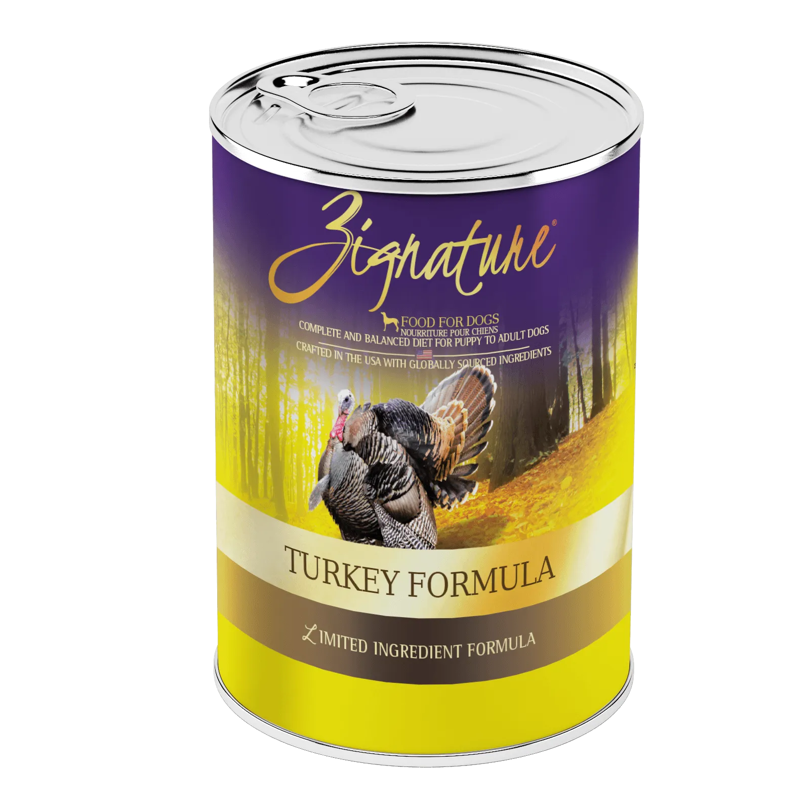 Zignature Turkey Formula For Dog Canned Food, 13oz