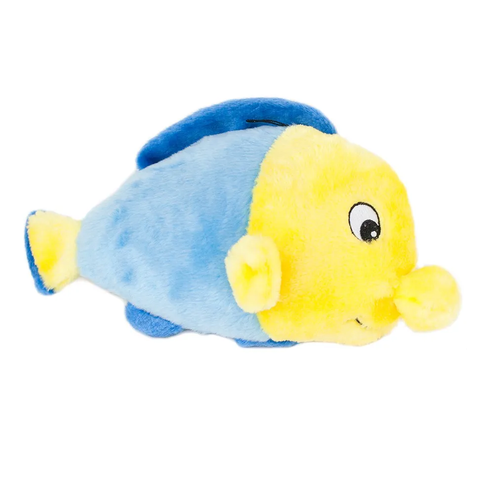 ZippyPaws Grunterz Finn The Fish Dog Toy