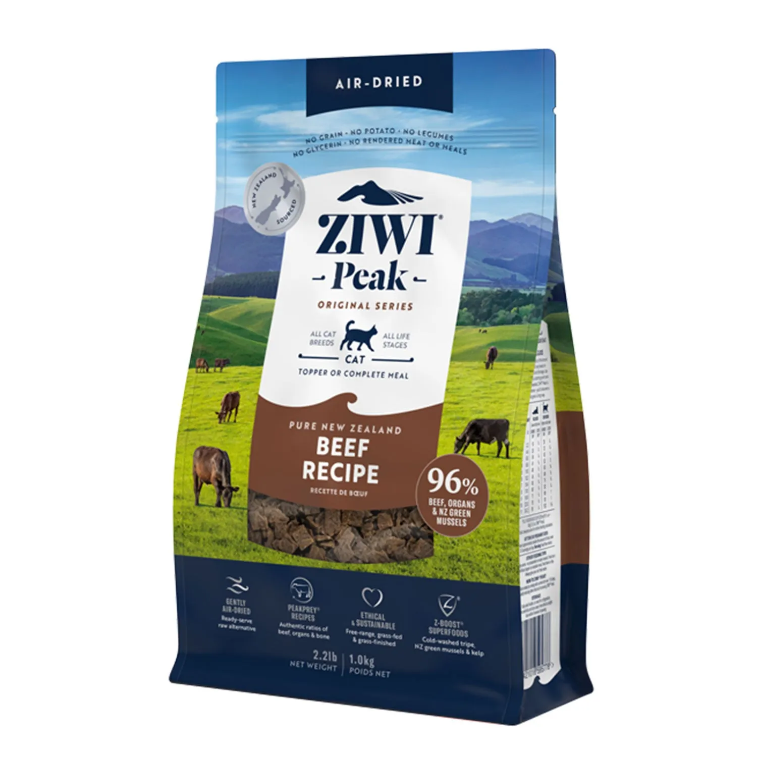 ZIWI Peak Beef Air Dried Dry Cat Food